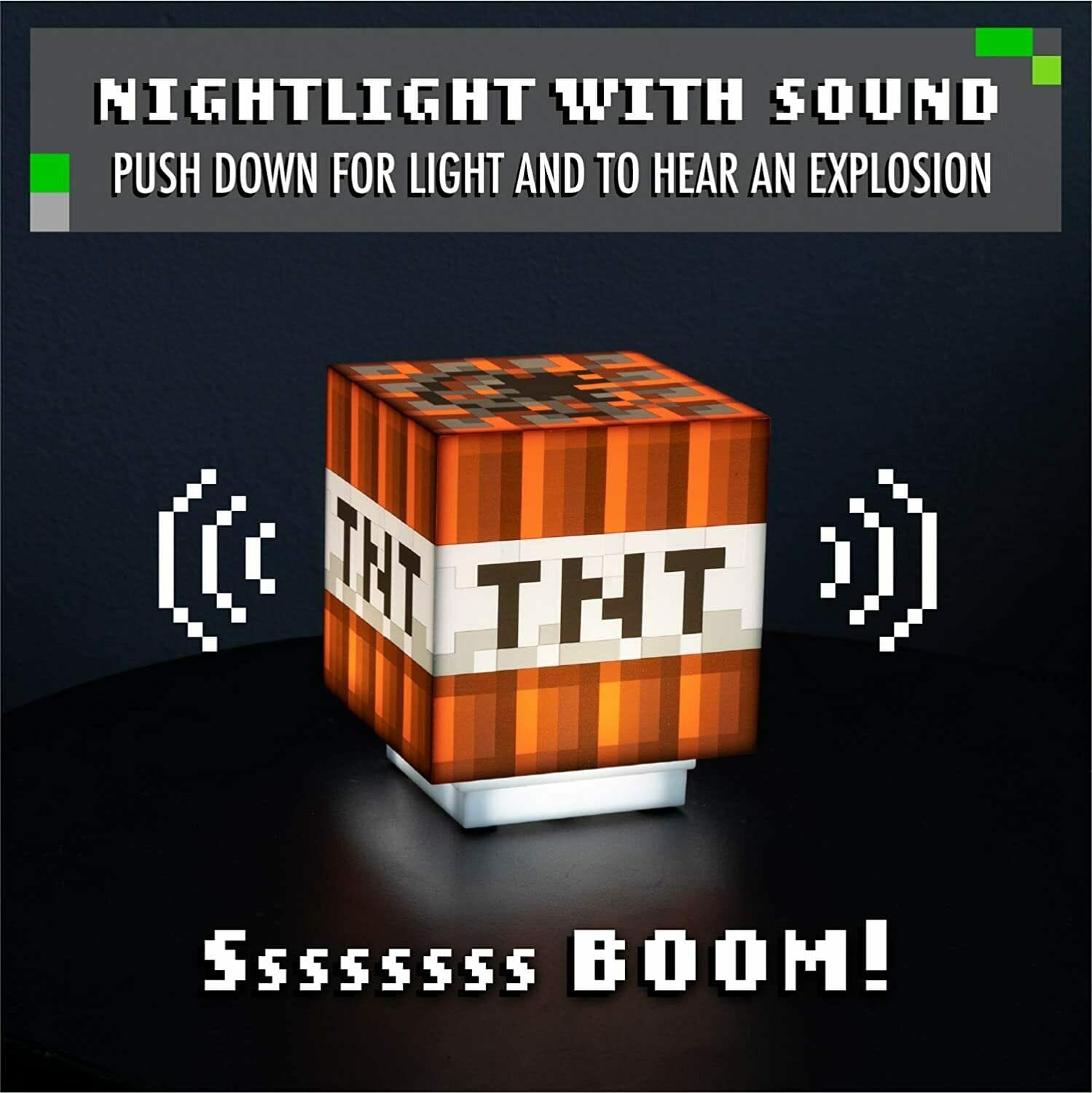 PALADONE MINECRAFT TNT LIGHT WITH SOUND lučka 5055964768164