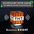PALADONE MINECRAFT TNT LIGHT WITH SOUND lučka 5055964768164