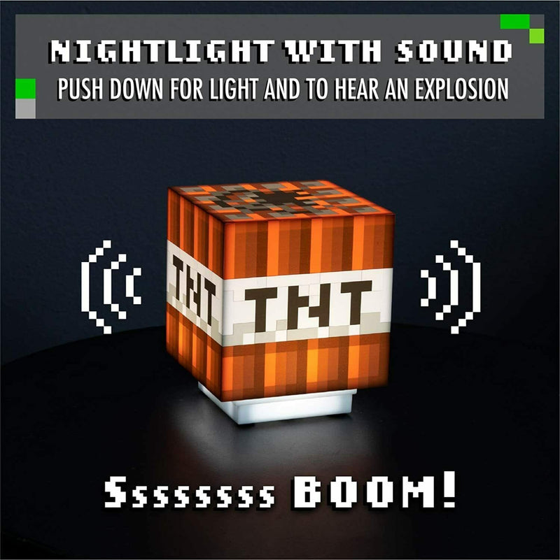 PALADONE MINECRAFT TNT LIGHT WITH SOUND lučka 5055964768164