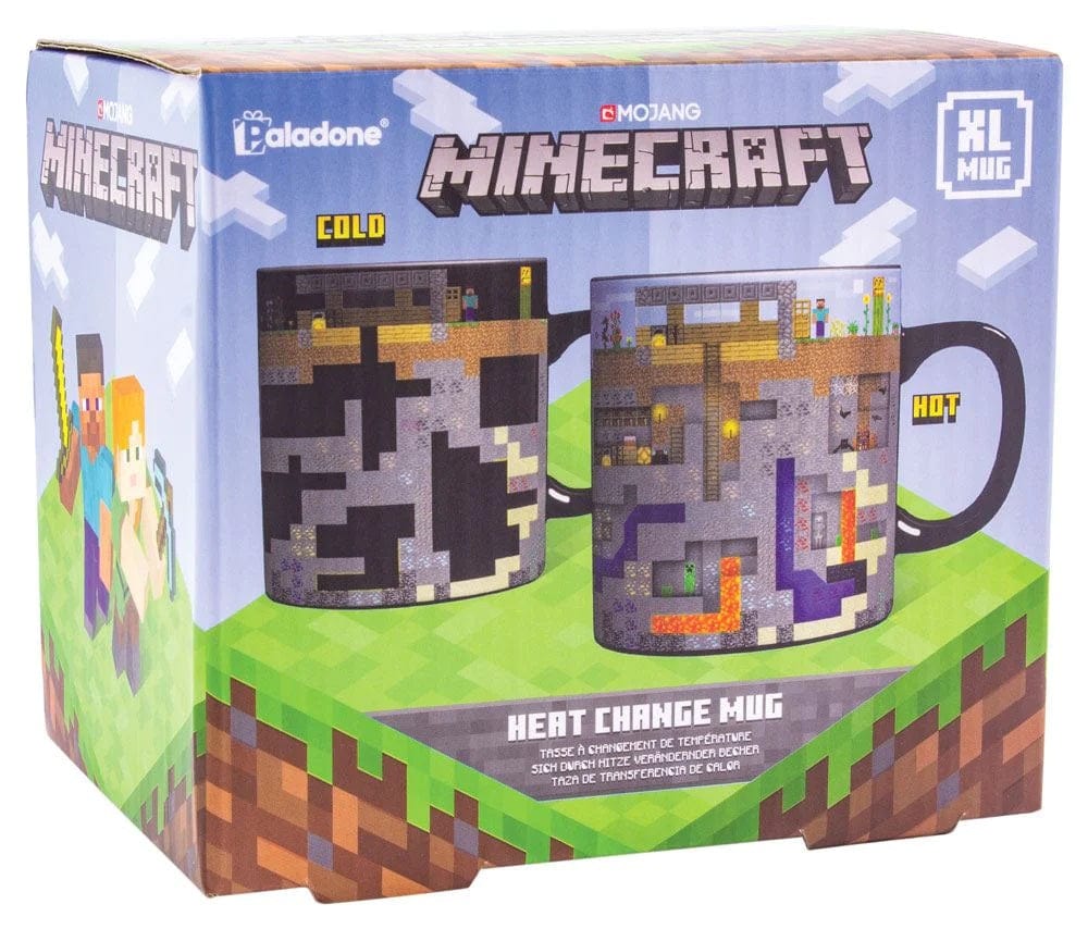 PALADONE MINECRAFT XL HEAT CHANGE MUG skodelica 5055964742195