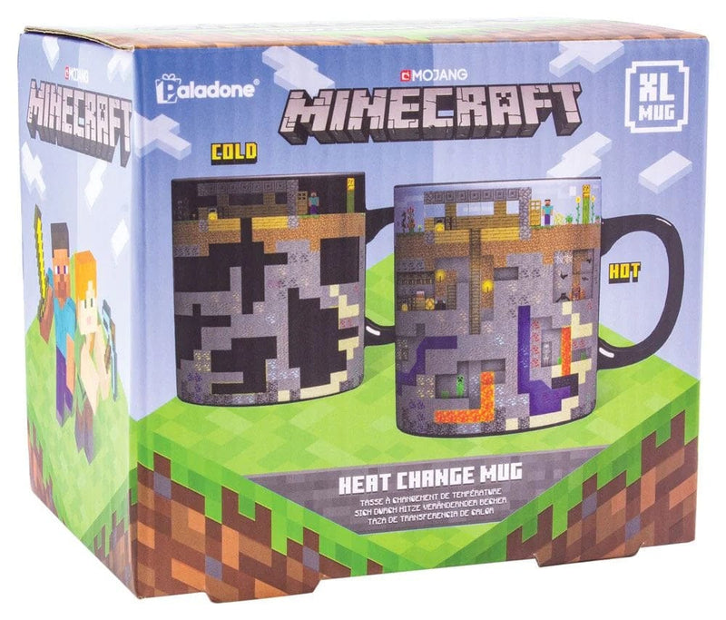 PALADONE MINECRAFT XL HEAT CHANGE MUG skodelica 5055964742195