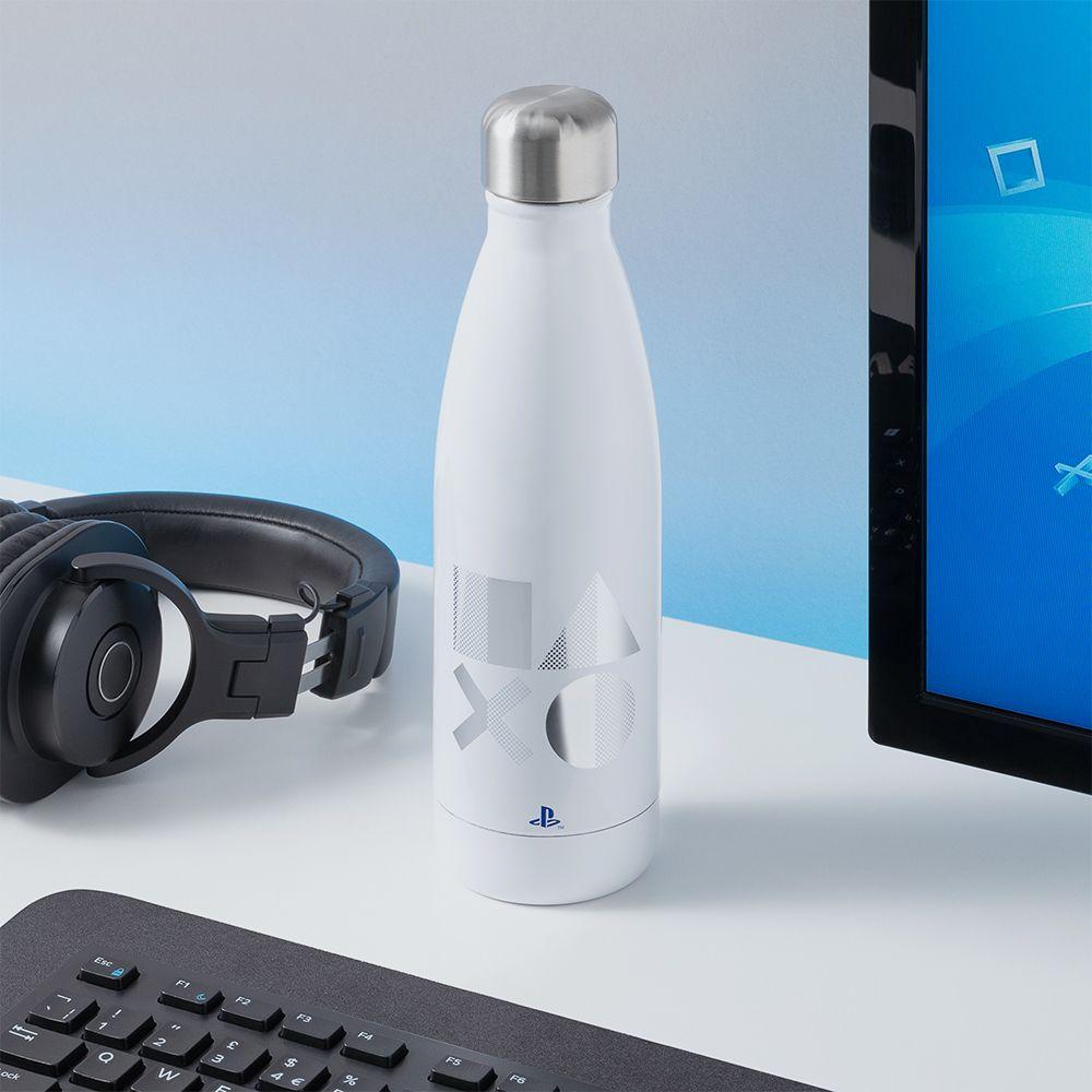 PALADONE PLAYSTATION METAL WATER BOTTLE  PS5 kovinska steklenica 5055964766542