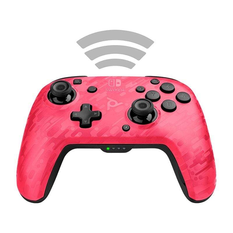 PDP NINTENDO SWITCH FACEOFF brezžični kontroler – maskirne roza barve 708056067236