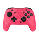 PDP NINTENDO SWITCH FACEOFF brezžični kontroler – maskirne roza barve 708056067236