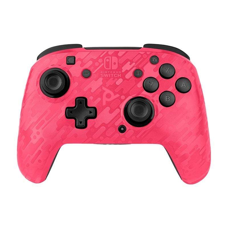PDP NINTENDO SWITCH FACEOFF brezžični kontroler – maskirne roza barve 708056067236