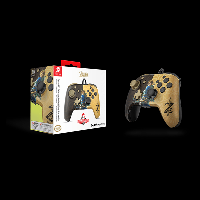 PDP NINTENDO SWITCH FACEOFF DELUXE KONTROLER + AUDIO - ZELDA 708056068288