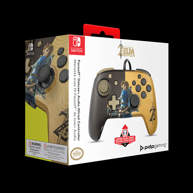 PDP NINTENDO SWITCH FACEOFF DELUXE KONTROLER + AUDIO - ZELDA 708056068288