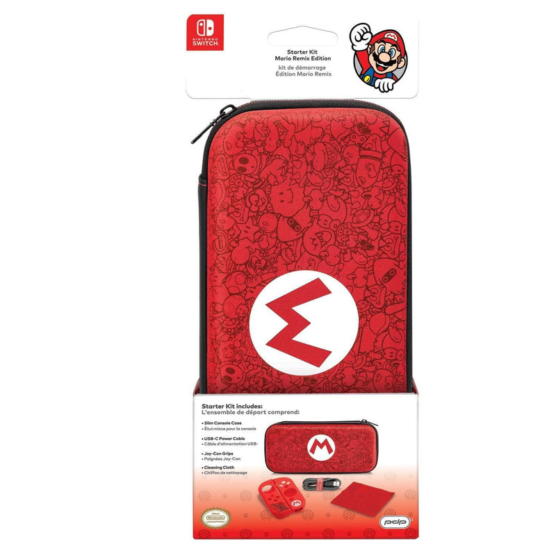 PDP NINTENDO SWITCH STARTER KIT - MARIO REMIX EDITION 708056064143