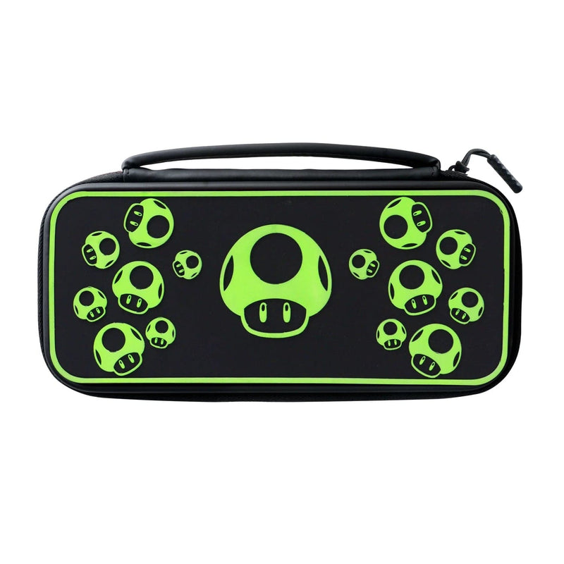 PDP NINTENDO SWITCH TRAVEL CASE PLUS - 1-UP GLOW IN THE DARK 708056070076