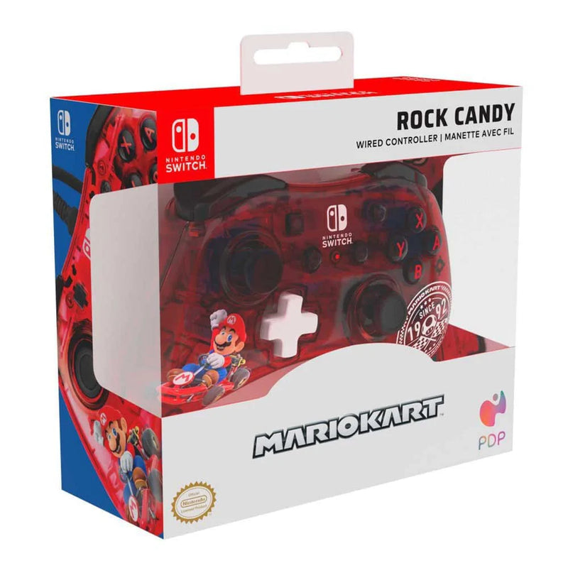 PDP NINTENDO SWITCH WIRED CONTROLLER ROCK CANDY MINI - MARIO KART 708056069889