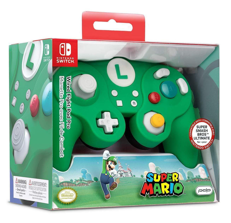 PDP NINTENDO SWITCH WIRED SMASH PAD PRO SUPER MARIO-LUIGI 708056065348