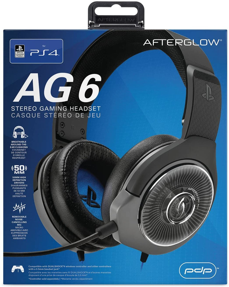 PDP PS4 ŽIČNE SLUŠALKE AG6, ČRNE 708056061579