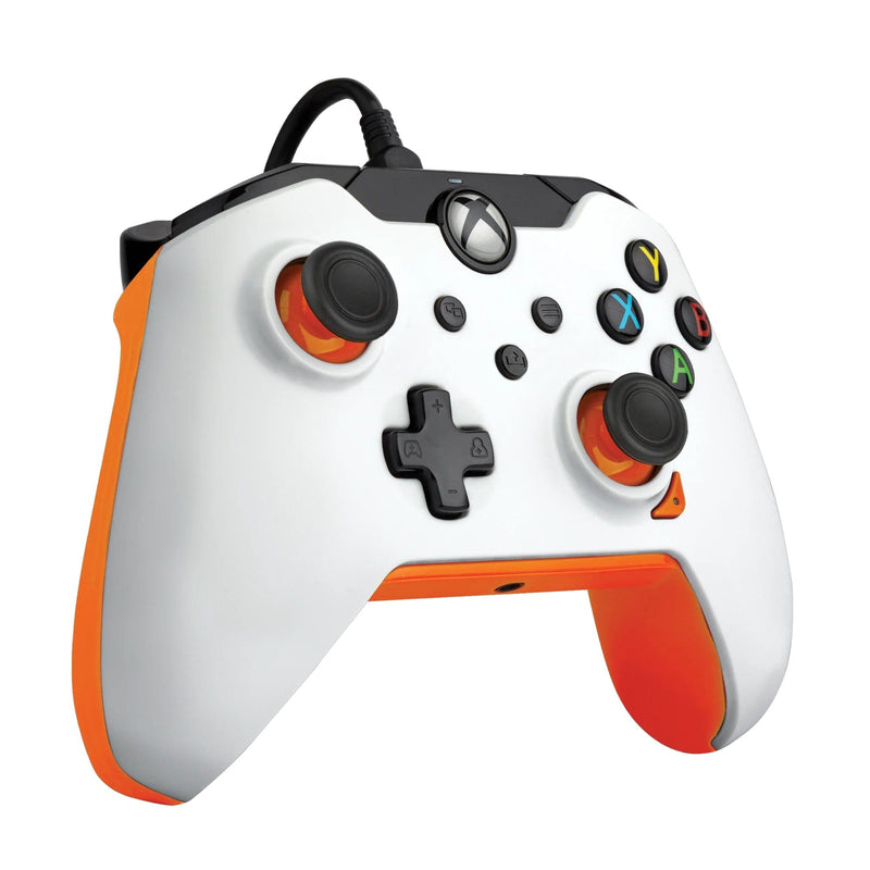 PDP XBOX WIRED CONTROLLER BELO ORANŽNE BARVE 708056069056