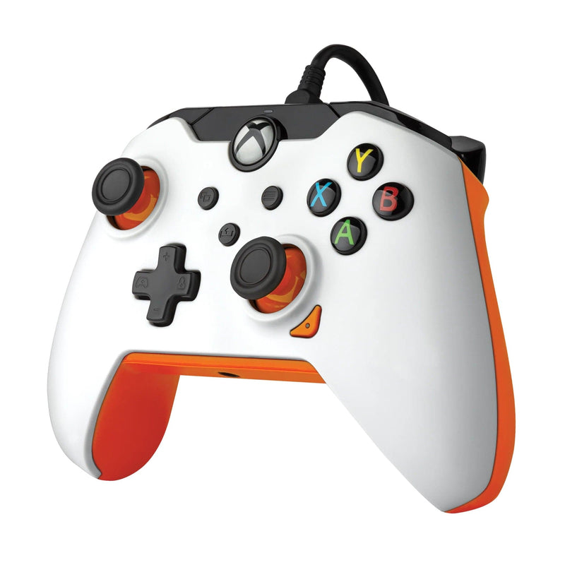 PDP XBOX WIRED CONTROLLER BELO ORANŽNE BARVE 708056069056