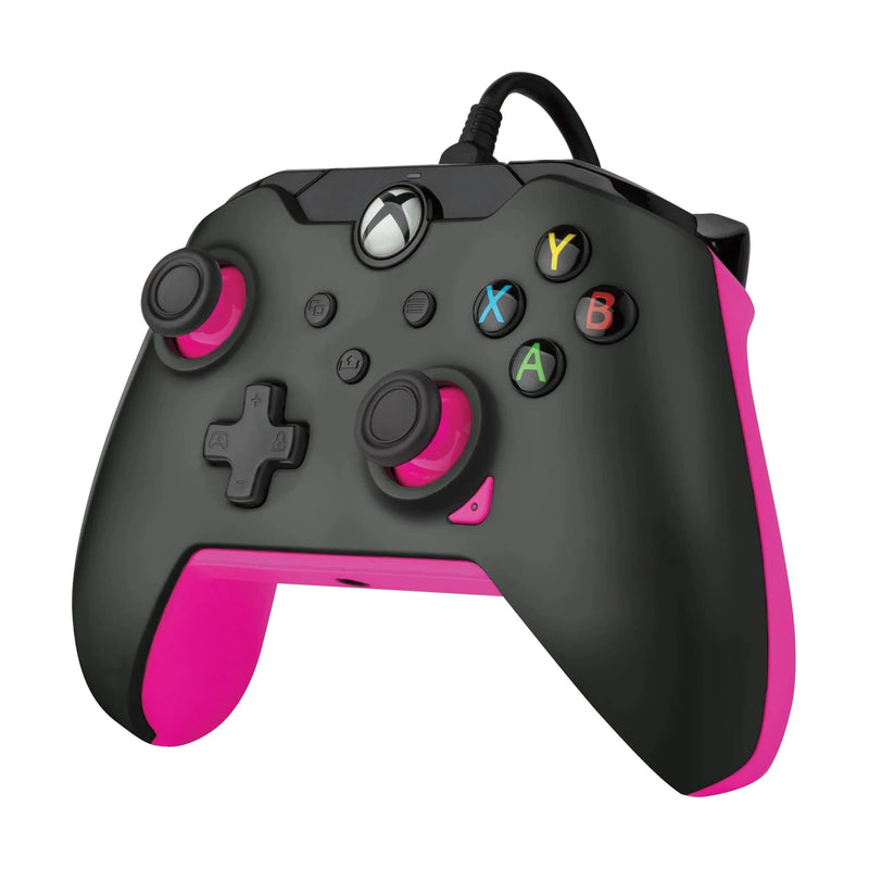 PDP XBOX WIRED CONTROLLER BLACK - FUSE (PINK) 708056069117