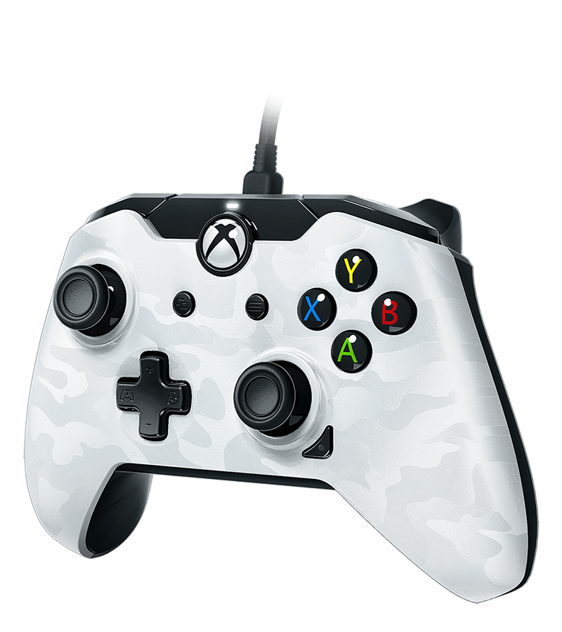 PDP XBOX WIRED CONTROLLER WHITE CAMO žični kontroler kamuflažno bele barve 708056067687