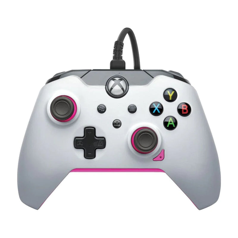 PDP XBOX WIRED CONTROLLER WHITE - FUSE (PINK) 708056069032