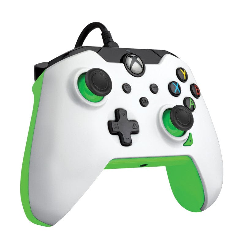 PDP XBOX WIRED CONTROLLER WHITE - NEON belo zelene barve 708056069063