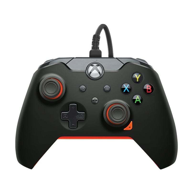 PDP XBOX ŽIČNI KONTROLER ATOMIC ČRNO ORANŽNE BARVE 708056069124