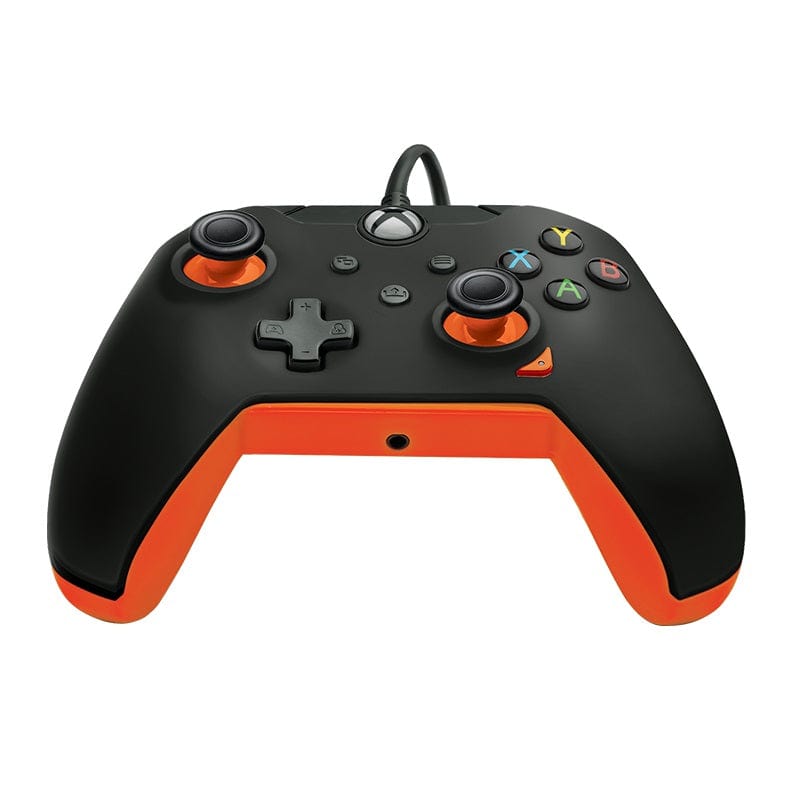 PDP XBOX ŽIČNI KONTROLER ATOMIC ČRNO ORANŽNE BARVE 708056069124