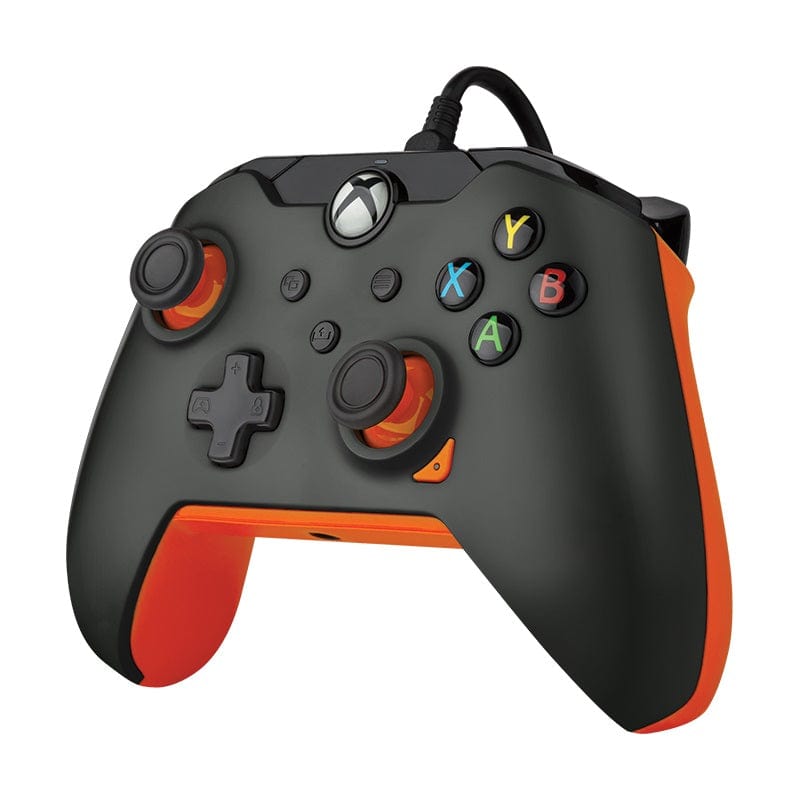 PDP XBOX ŽIČNI KONTROLER ATOMIC ČRNO ORANŽNE BARVE 708056069124