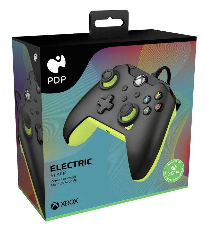 PDP XBOX ŽIČNI KONTROLER ELECTRIC ČRNO RUMENE BARVE 708056069100
