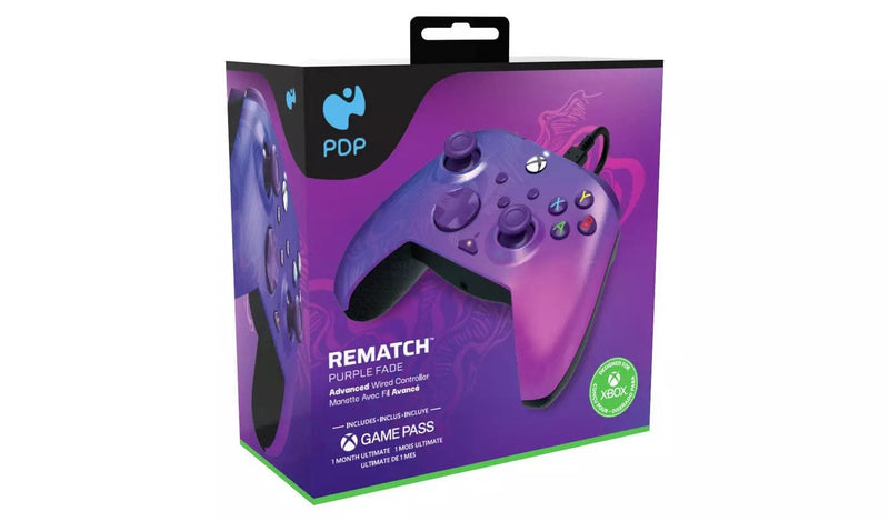 PDP XBOX ŽIČNI KONTROLER REMATCH - PURPLE FADE 708056069186