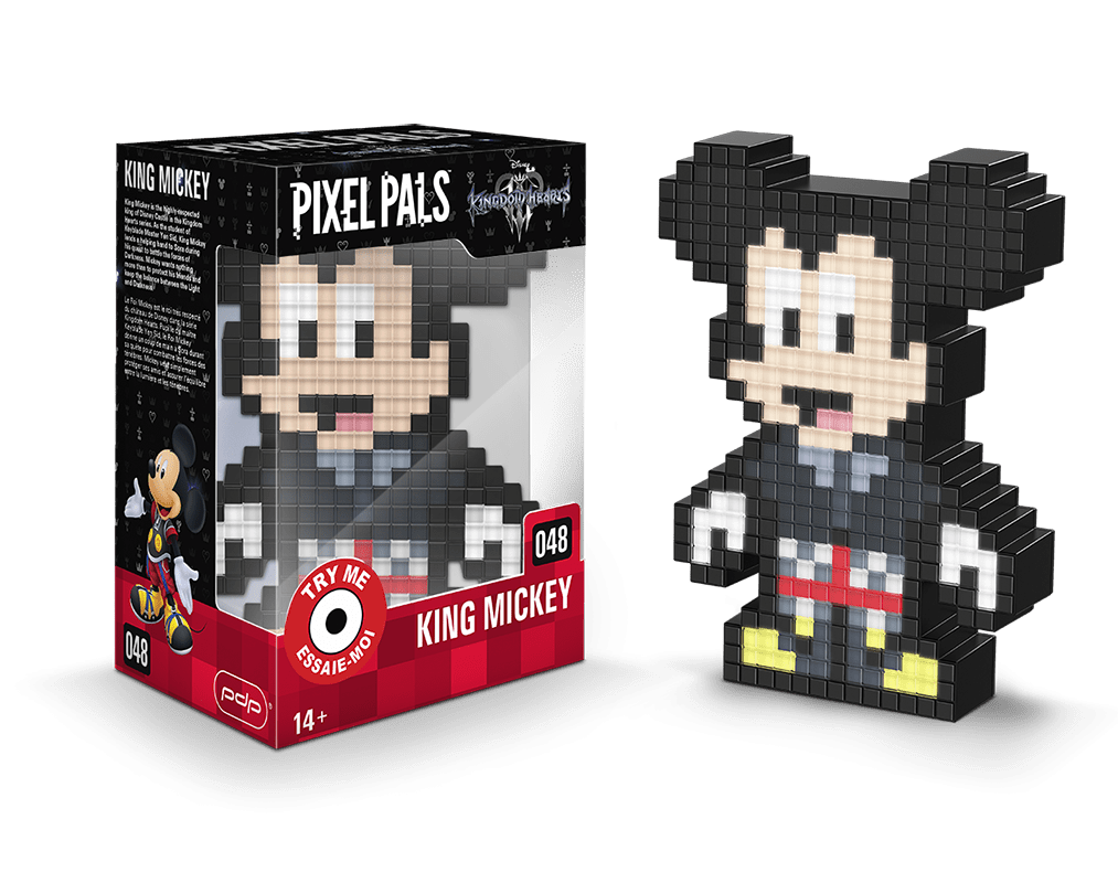 PIXEL PALS SVETILKA KINGDOM HEARTS KING MICKEY 708056063375