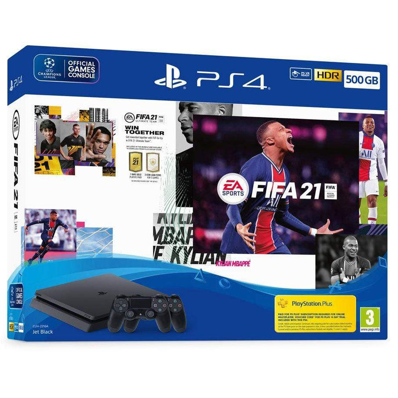 Playstation PS4 500GB Slim + FIFA 21 z dodatnim DS4 kontrolerjem 711719831327