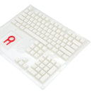 POKROVČKI TIPK REDRAGON SCARAB A130 WHITE, DOUBLE SHORT, PBT, BELE BARVE 6950376705082