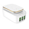 POLNILEC USB LDNIO A3305 220V 3X USB 3,4A + USB C kabel + LED lučka 6933138633052