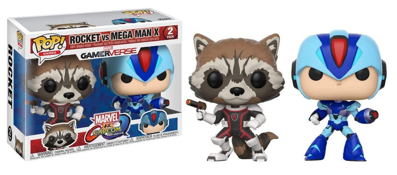 POP! Figura 2-PACK: CAPCOM VS. MARVEL: ROCKET VS MEGAMAN X 889698227735