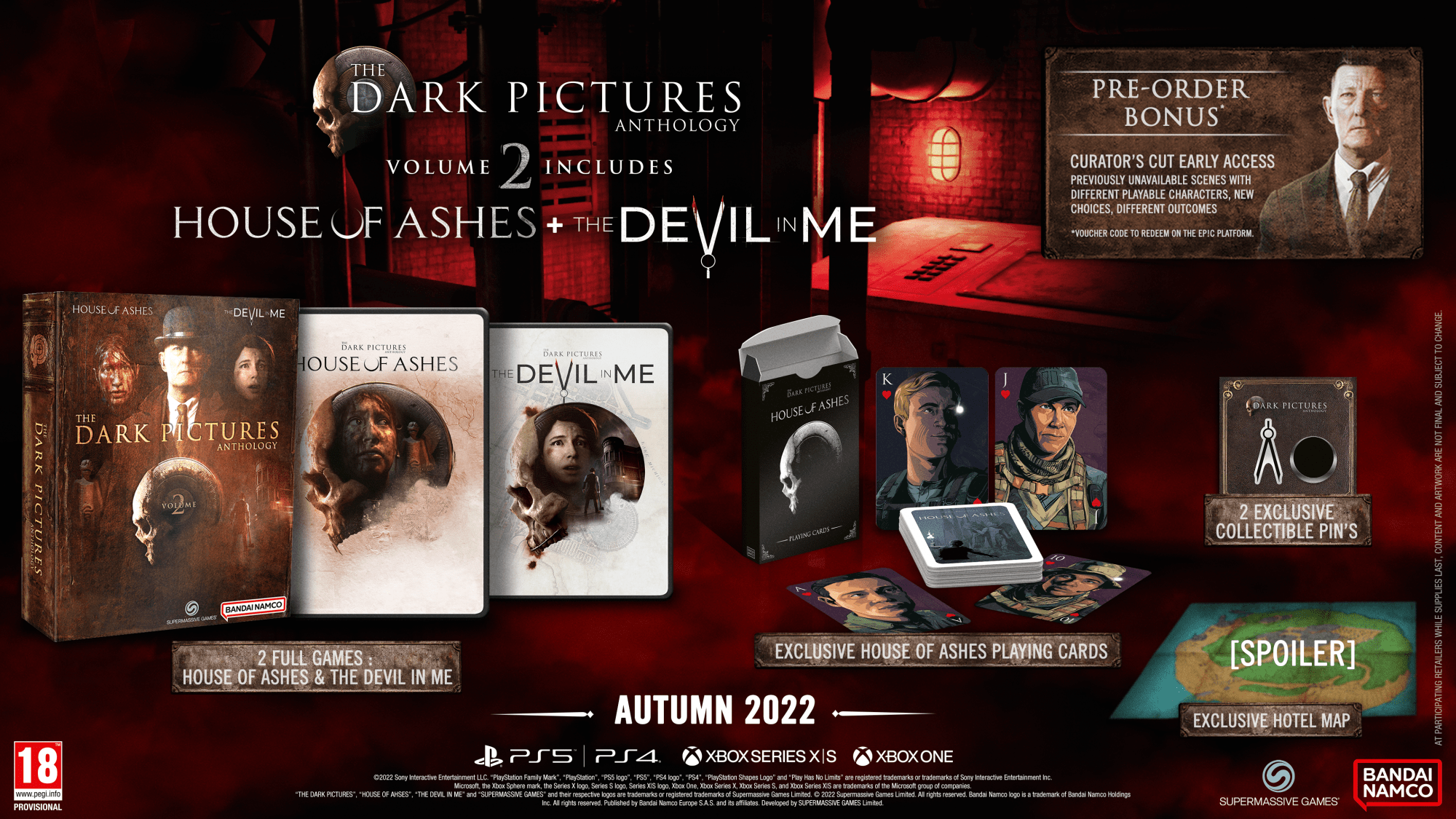 PS4 THE DARK PICTURES ANTHOLOGY: VOLUME 2 - LIMITED EDITION (Playstation 4) 3391892023848