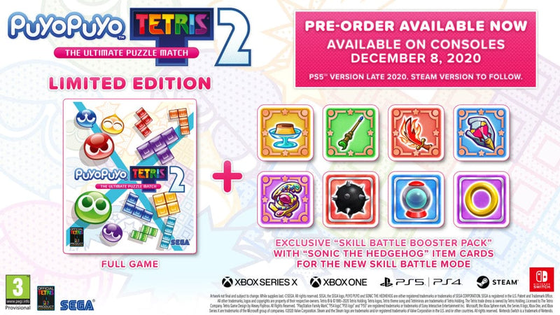 Puyo Puyo Tetris 2 - Limited Edition (PS4) 5055277040506