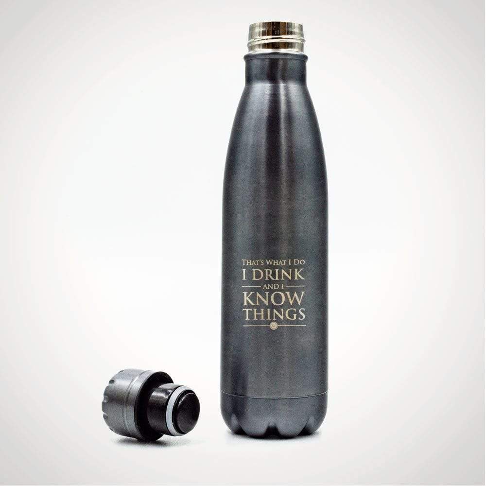 Pyramid GAME OF THRONES - I DRINK AND I KNOW THINGS kovinska steklenica 5050574254007