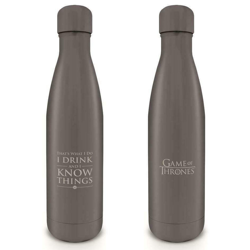Pyramid GAME OF THRONES - I DRINK AND I KNOW THINGS kovinska steklenica 5050574254007