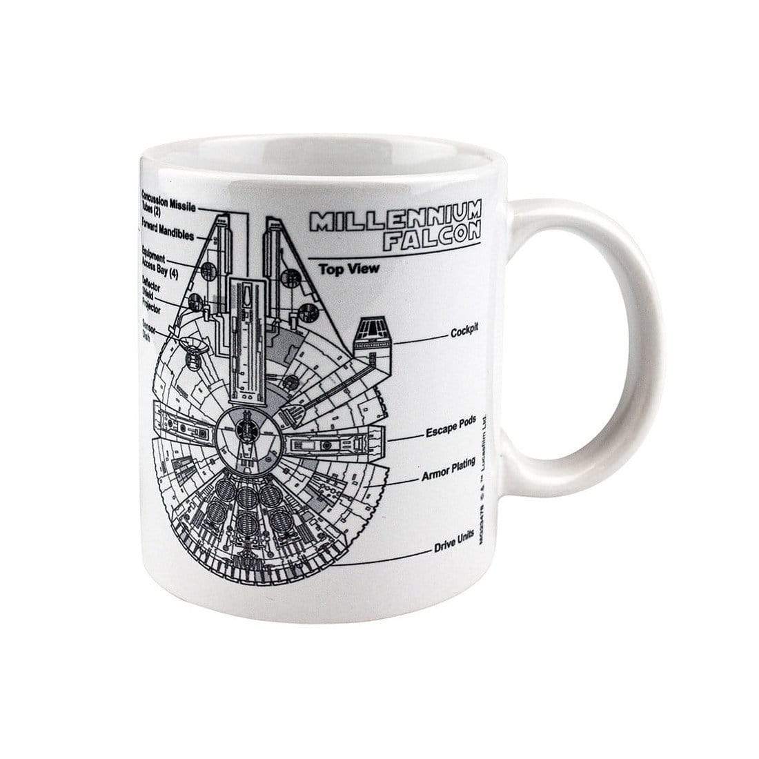 Pyramid STAR WARS (MILLENNIUM FALCON SKETCH) skodelica 5050574234788