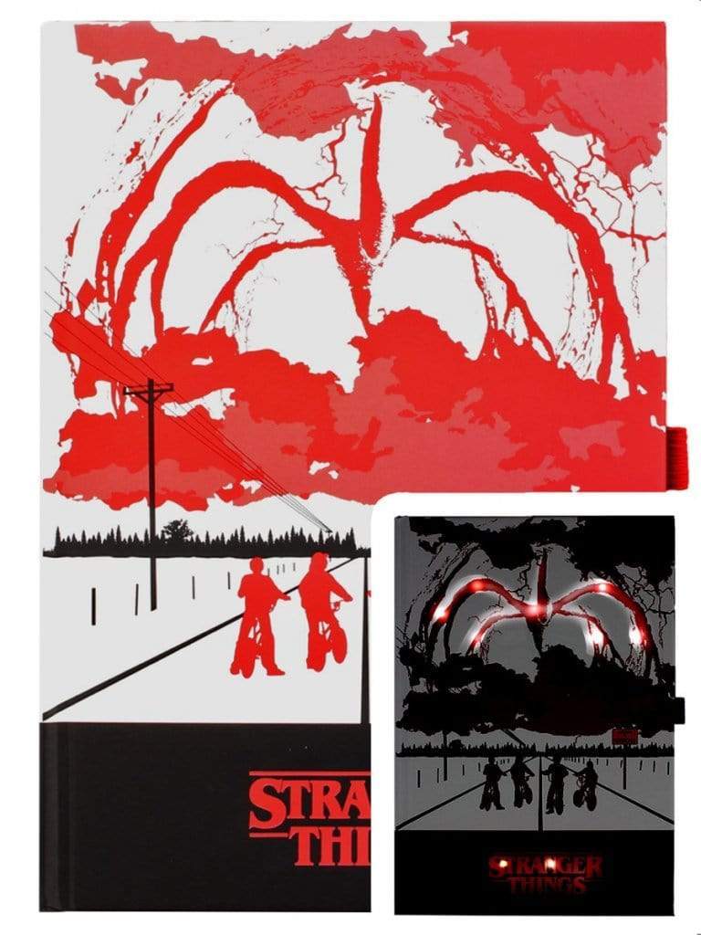 Pyramid STRANGER THINGS (MIND FLAYER) LIGHT UP PREMIUM A5 beležnica 5051265729835