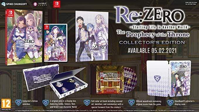 Re:ZERO - Starting Life in Another World: The Prophecy of the Throne - Collector's Edition (Nintendo Switch) 5056280423317