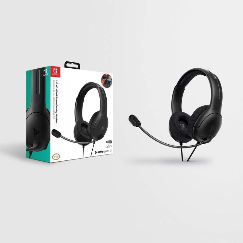 Slušalke PDP LVL40 Chat Headset za NINTENDO SWITCH bele barve 708056067762