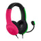 Slušalke PDP LVL40 Chat Stereo Headset za NINTENDO SWITCH roza zelene barve 708056068042