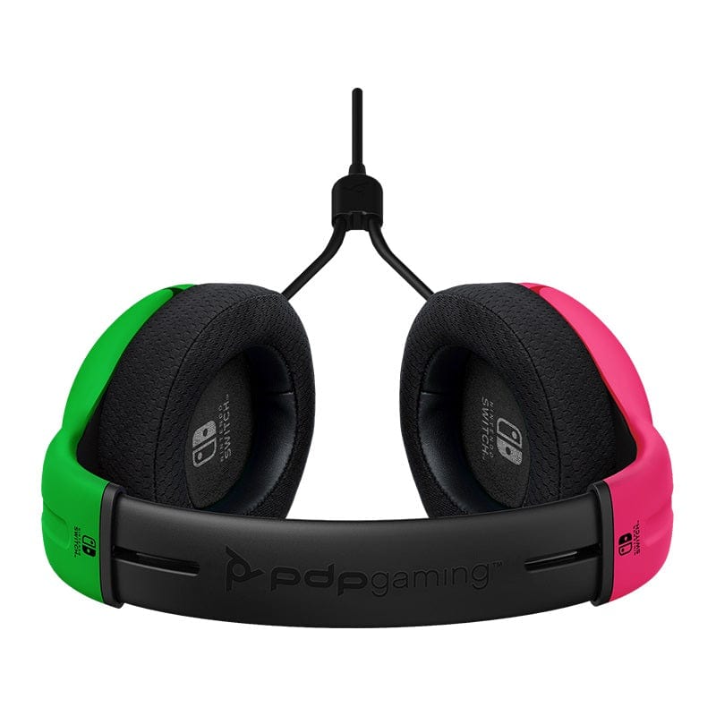 Slušalke PDP LVL40 Chat Stereo Headset za NINTENDO SWITCH roza zelene barve 708056068042