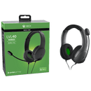 Slušalke PDP LVL40 Chat Stereo Headset za XBOX One črne barve 708056065720