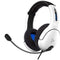 Slušalke PDP LVL50 Chat Stereo Headset za PS4/PS5 bele barve 708056065812