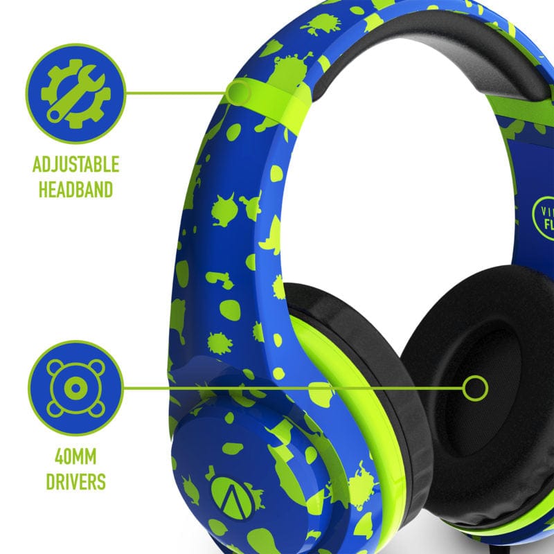SLUŠALKE STEALTH MULTIFORMAT CAMO STEREO GAMING HEADSET - modre maskirne barve 5055269709893