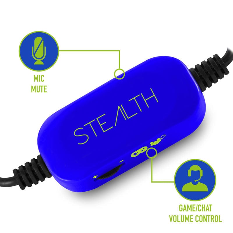 SLUŠALKE STEALTH MULTIFORMAT CAMO STEREO GAMING HEADSET - modre maskirne barve 5055269709893