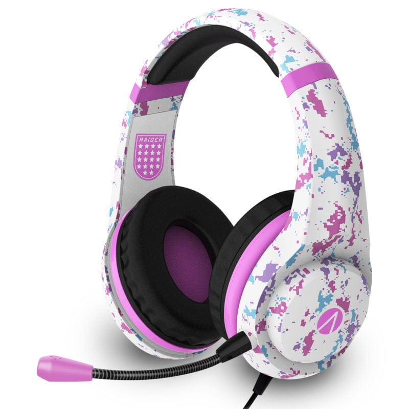SLUŠALKE STEALTH MULTIFORMAT CAMO STEREO GAMING HEADSET - roza maskirne barve 5055269709855