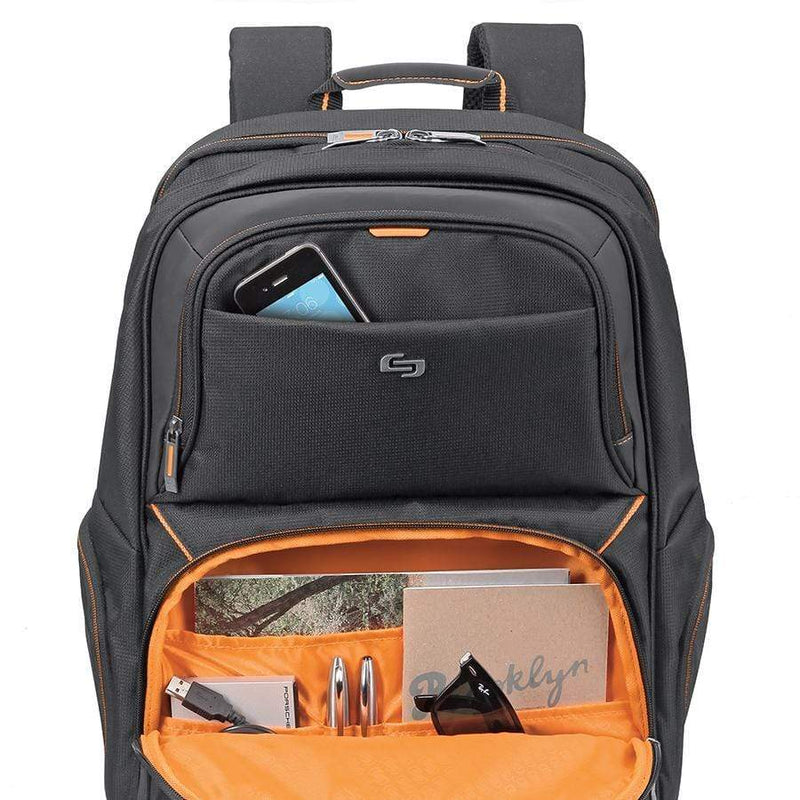 SOLO BACKPACK BLACK,ORANGE 17.3 030918008829