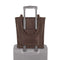 SOLO CHAMBERS LEATHER/POLY BUCKET TOTE DARK BROWN. WALNUT 16 030918005224
