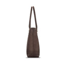 SOLO JAY LEATHER TOTE DARK BROWN. WALNUT 15.6 030918003770